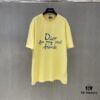 Dio 2025 Spring and Summer New Arrival Letter Print Short Sleeve Unisex T-Shirt