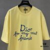 Dio 2025 Spring and Summer New Arrival Letter Print Short Sleeve Unisex T-Shirt