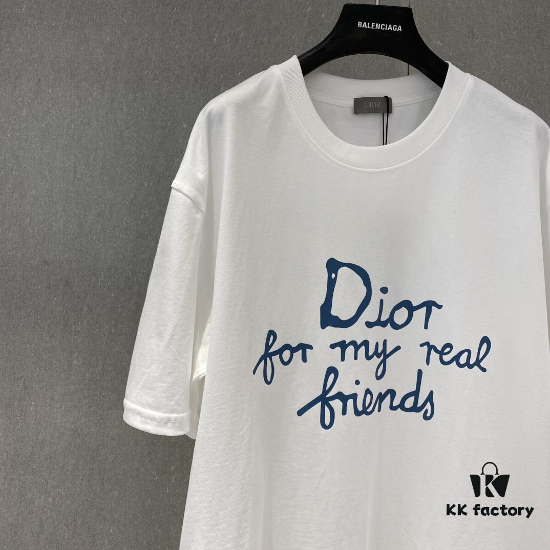Dio 25 Spring/Summer New Arrival Letter Print Short Sleeve Unisex T-Shirt