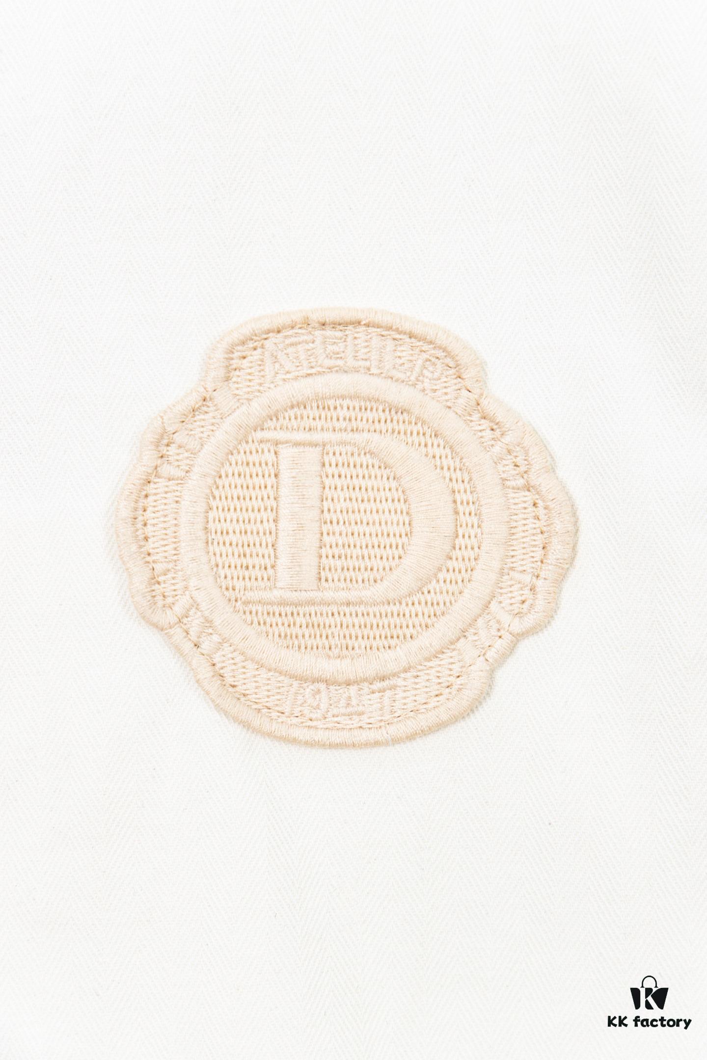 DIOR Beige Spring-Summer Embroidered Denim Jacket