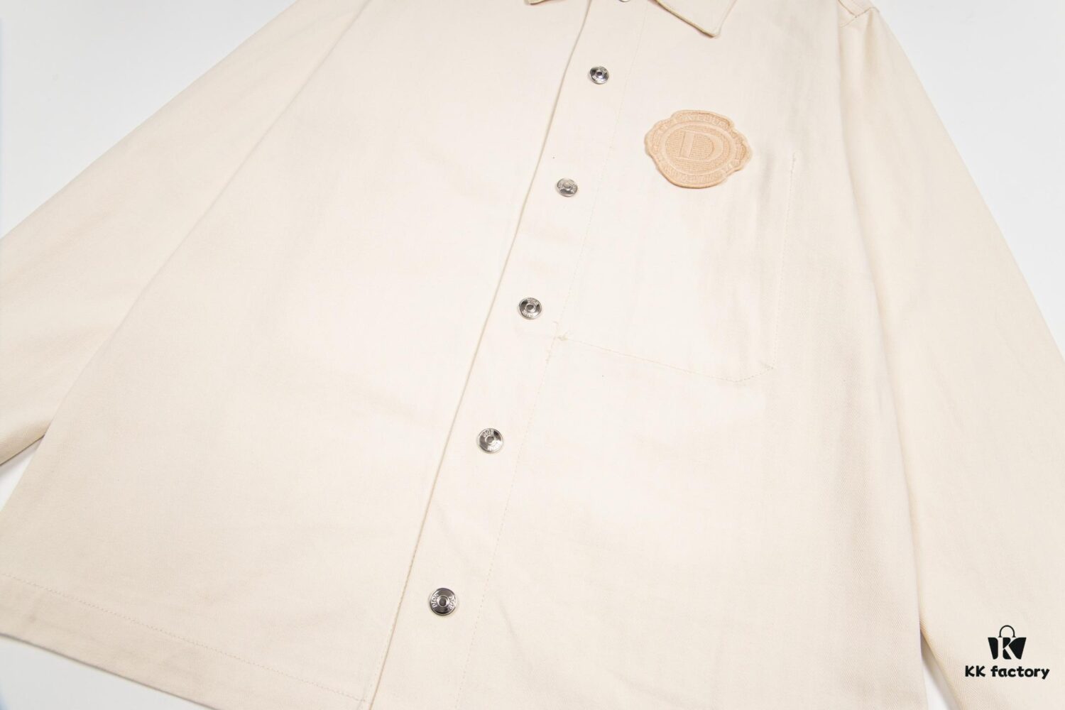 DIOR Beige Spring-Summer Embroidered Denim Jacket
