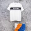 Dior New Arrival Jacquard Knit Short-Sleeve Slim-Fit Stretch T-Shirt Unisex