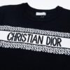 Dior New Arrival Jacquard Knit Short-Sleeve Slim-Fit Stretch T-Shirt Unisex