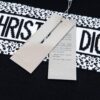 Dior New Arrival Jacquard Knit Short-Sleeve Slim-Fit Stretch T-Shirt Unisex
