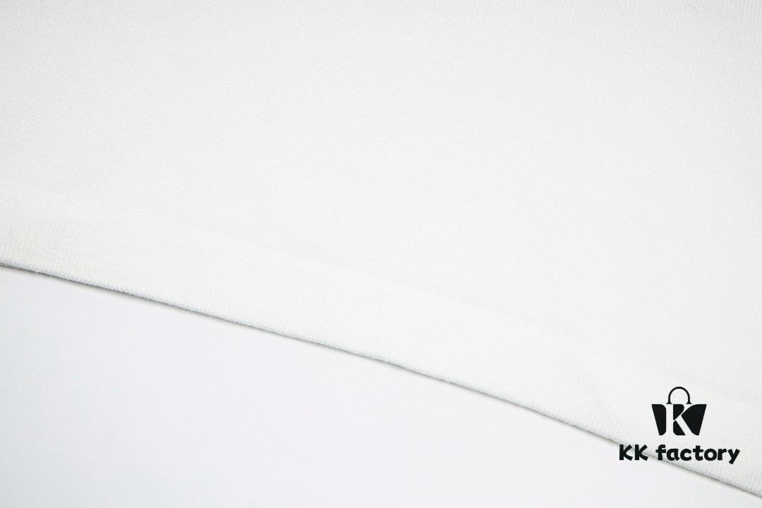 New Dior DIOR Jacquard Knit Short-Sleeve Slim-Fit Elastic T-Shirt, Unisex Design, Classic Collection, Smooth and Breathable Fabric, High-Quality Craftsmanship