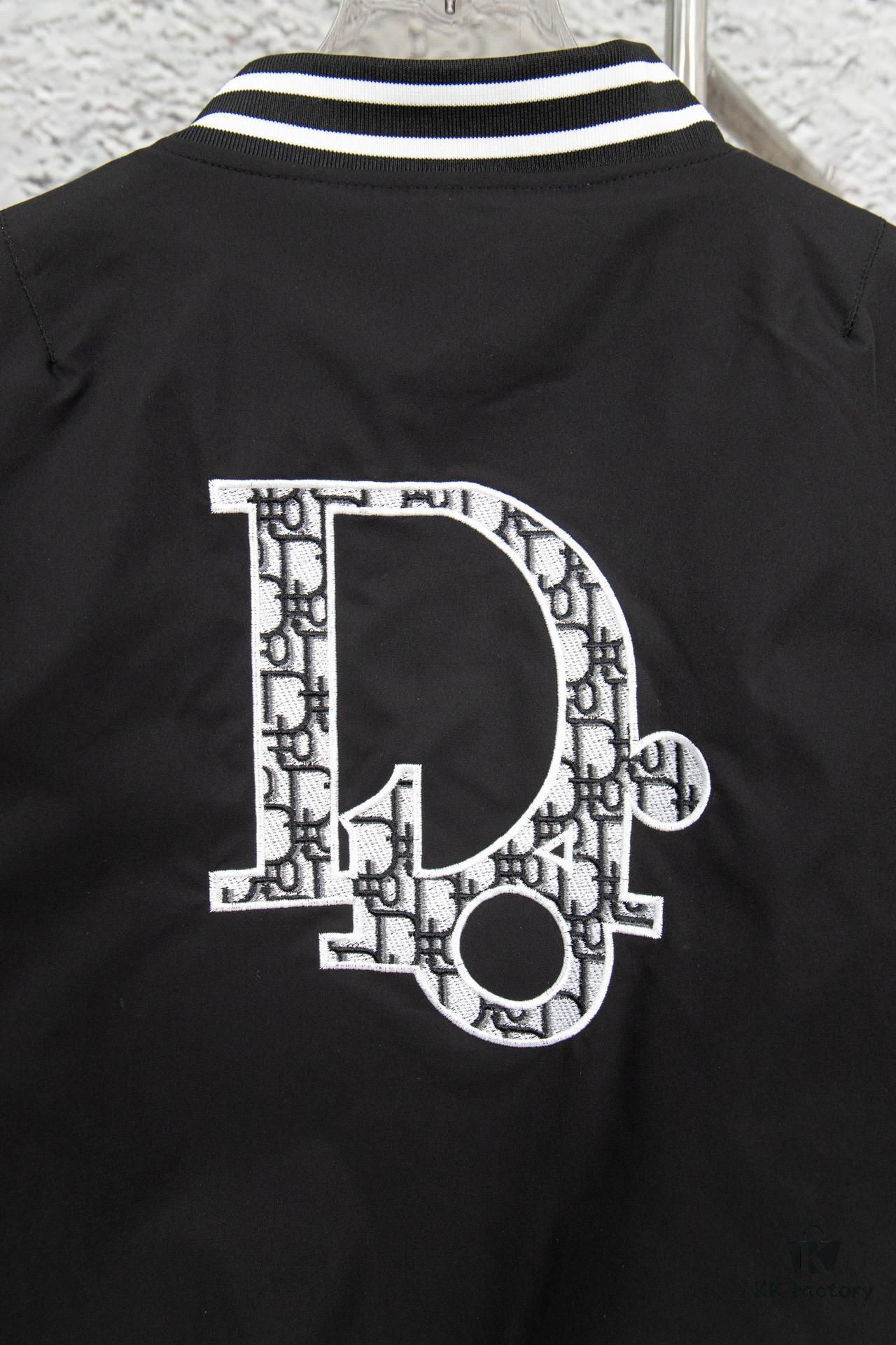 DIOR 2023 SS Embroidered Back Pilot Jacket Cotton Coat