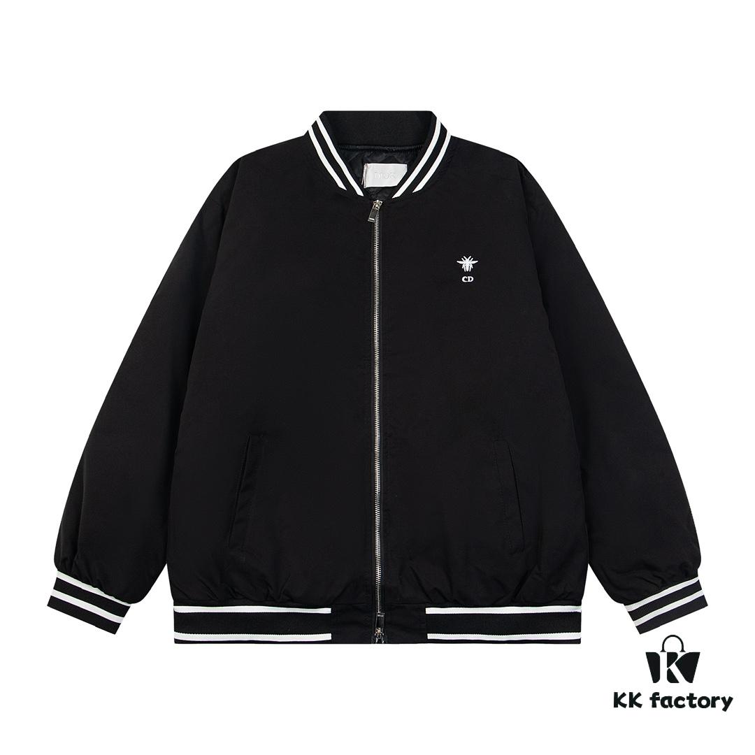 DIOR 2023SS Embroidered Back Pilot Jacket Cotton Coat