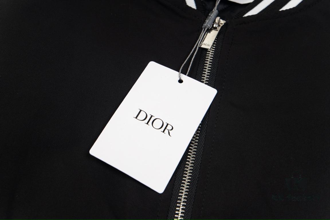DIOR 2023SS Embroidered Back Pilot Jacket Cotton Coat