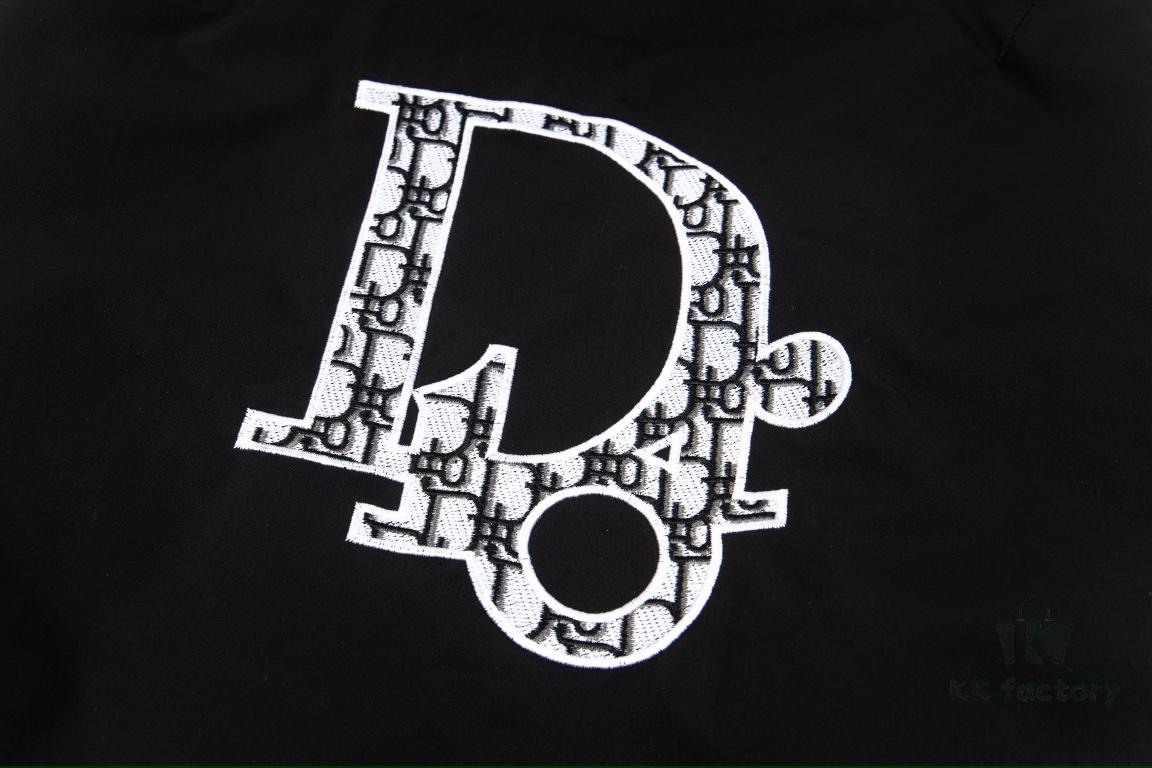 DIOR 2023SS Embroidered Back Pilot Jacket Cotton Coat