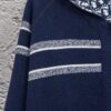DIOR Cashmere Blend Reversible Logo Knit Coat