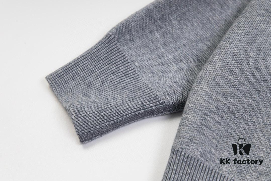 DIOR Logo-Knit Reversible Cashmere Blend Coat