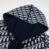 DIOR Knit Coat with Reversible Cashmere and Monogram Logo