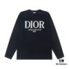 DIOR Autumn-Winter New Arrival Letter Jacquard Crew Neck Sweater Unisex Stylish Pullover