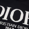 DIOR Autumn-Winter New Arrival Letter Jacquard Crew Neck Sweater Unisex Stylish Pullover