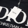 DIOR Autumn-Winter New Arrival Letter Jacquard Crew Neck Sweater Unisex Stylish Pullover