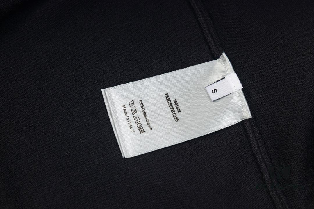 DIOR Autumn-Winter New Arrival Letter Jacquard Crew Neck Sweater Unisex Stylish Pullover