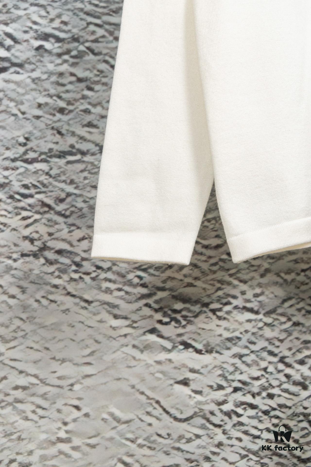 Dior 2024 New Arrival Jacquard Knit Long Sleeve Sweater Unisex, Classic Elastic Slim-Fit T-Shirt Short Sleeve, Exquisitely Crafted, Smooth and Breathable Fabric, High-Quality Fine-Knit Stretch Material, Lightweight and Comfortable