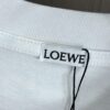 LOEW Loewe 2025 Spring/Summer New Arrival Round Neck Short Sleeve Hand-painted Print High Grammage 320g Double-combed Cotton Fabric Slightly Loose Fit Unisex