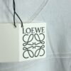 LOEW Loewe 2025 Spring/Summer New Arrival Round Neck Short Sleeve T-Shirt with Laser Etching and Engraved Pattern, Made from 320g Double-Yarn Combed Cotton Fabric, Slightly Relaxed Fit, Soft and Substantial Fabric Texture, Unisex Design