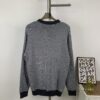 New LOEWE 22SS Exquisite Heather Gray Jacquard Crew Neck Sweater