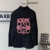New Loewe Fluorescent Pink Embroidered Logo Pocket Button Shirt