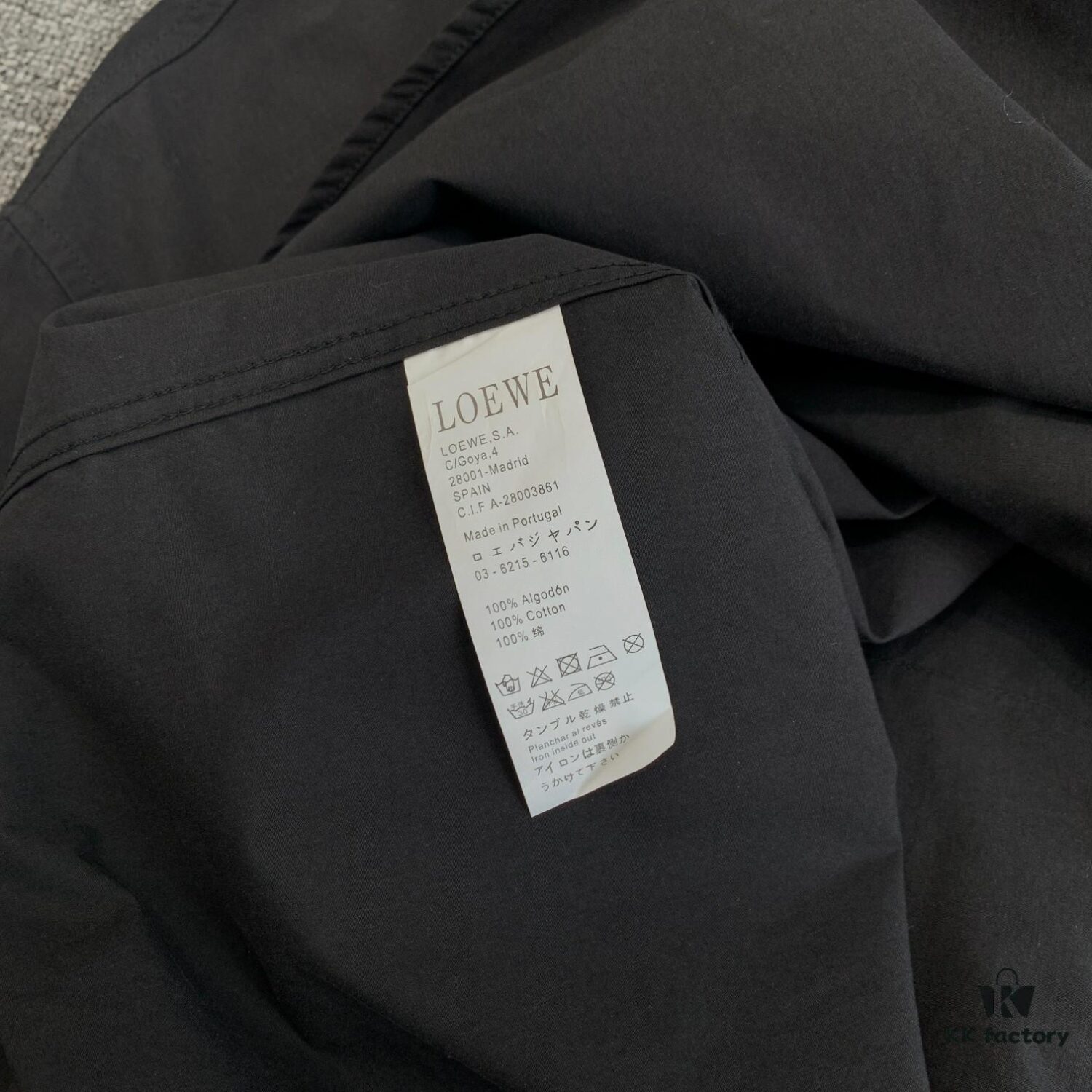 New Loewe Fluorescent Pink Embroidered Logo Pocket Button Shirt