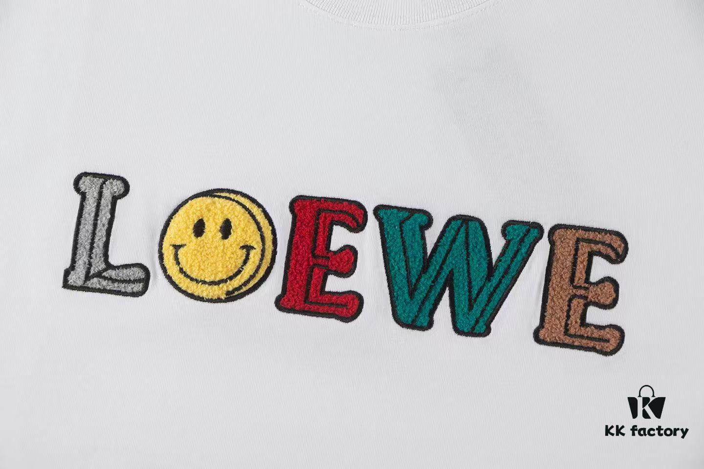 2025 New Arrival Loewe Embroidered Short-Sleeve T-Shirt