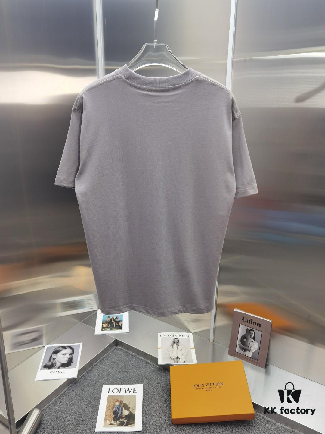 Loewe Embroidered Short Sleeve T-Shirt (Premium Version, Different from Standard Stock)