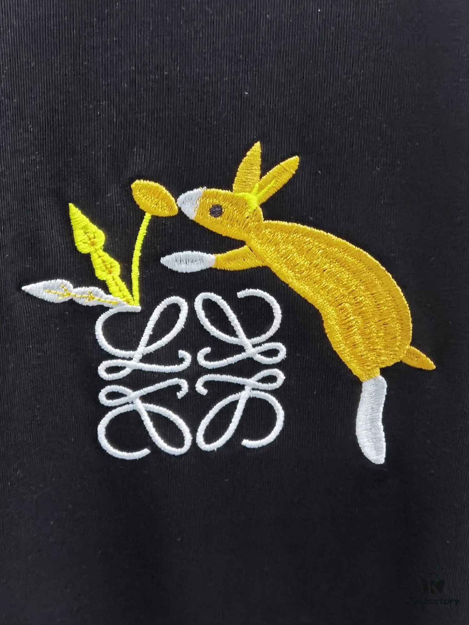 Loewe Embroidered Short Sleeve T-Shirt (Top Quality Version, Distinct from Standard)