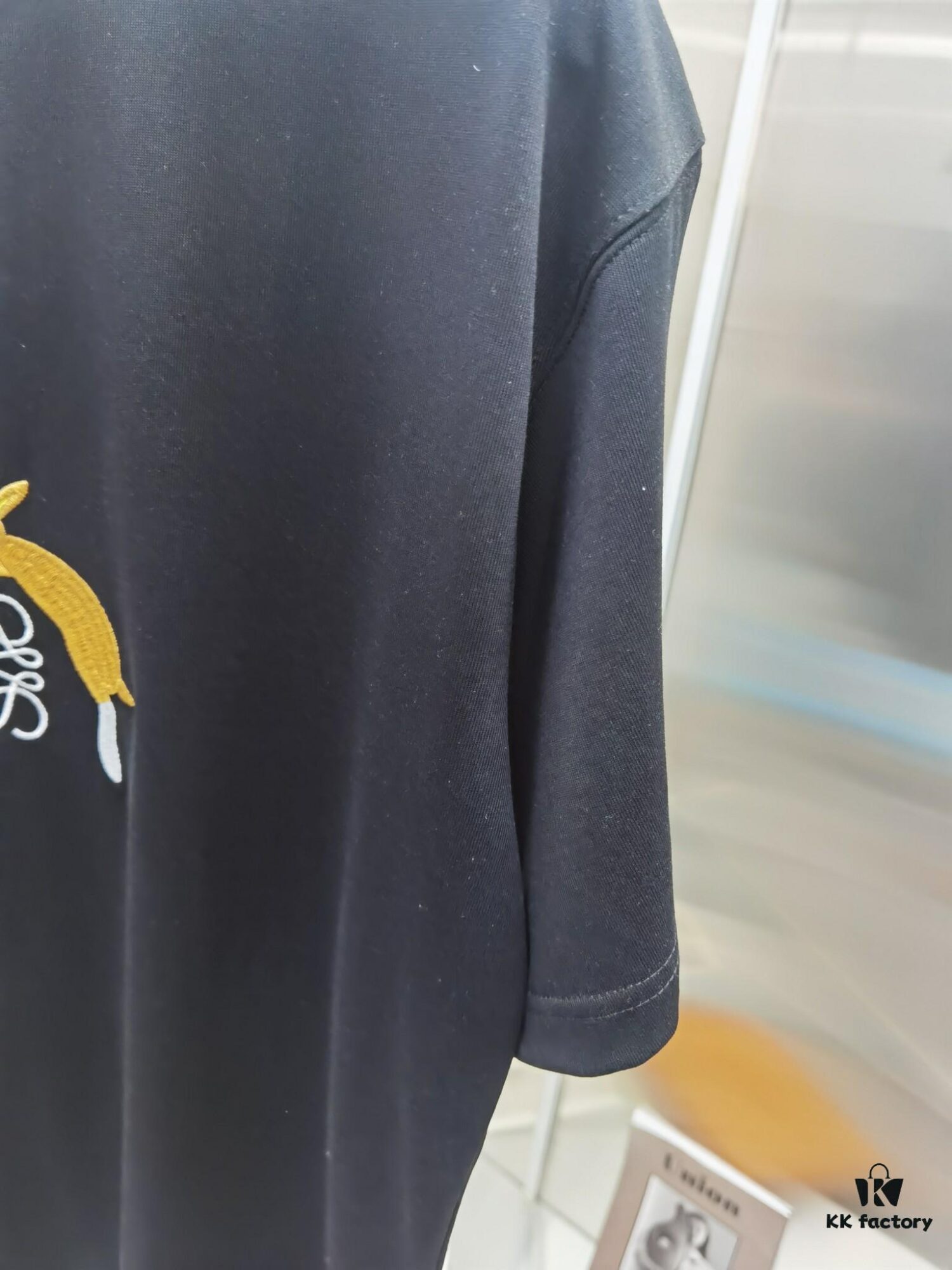 Loewe Embroidered Short Sleeve T-Shirt (Top Quality Version, Distinct from Standard)