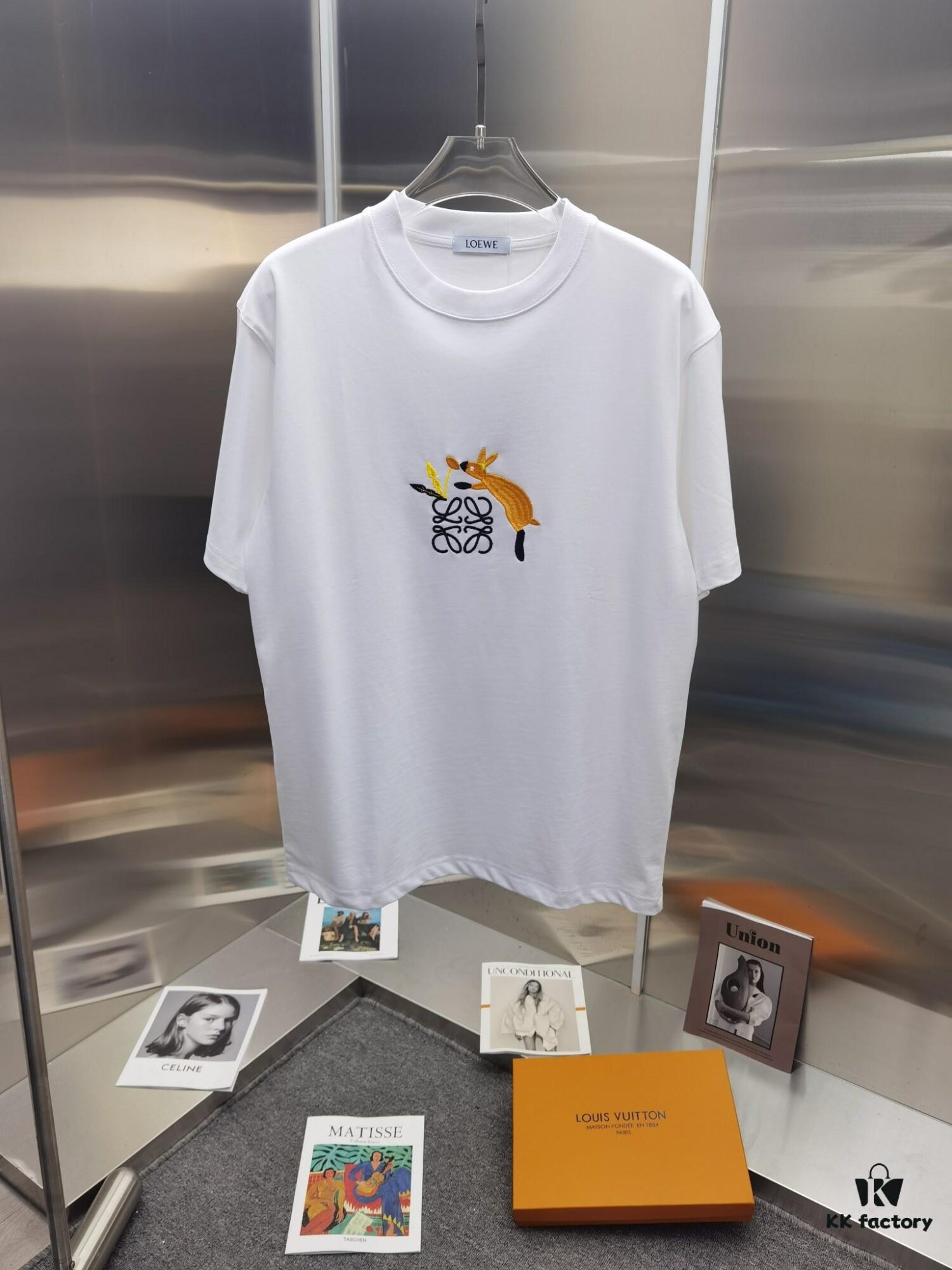 Loro Piana LO*WE Embroidered Premium Version Short Sleeve T-Shirt