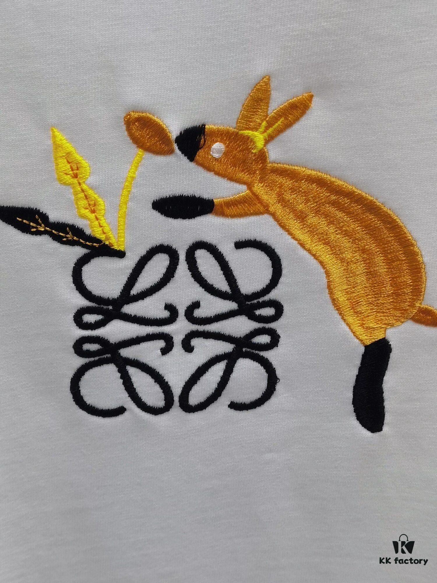 Loro Piana LO*WE Embroidered Premium Version Short Sleeve T-Shirt