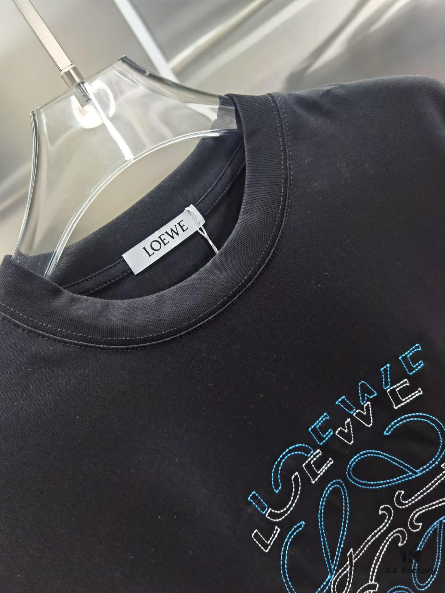 Lowe Embroidered Short Sleeve T-Shirt (Top Quality Version, Different from Standard Stock)