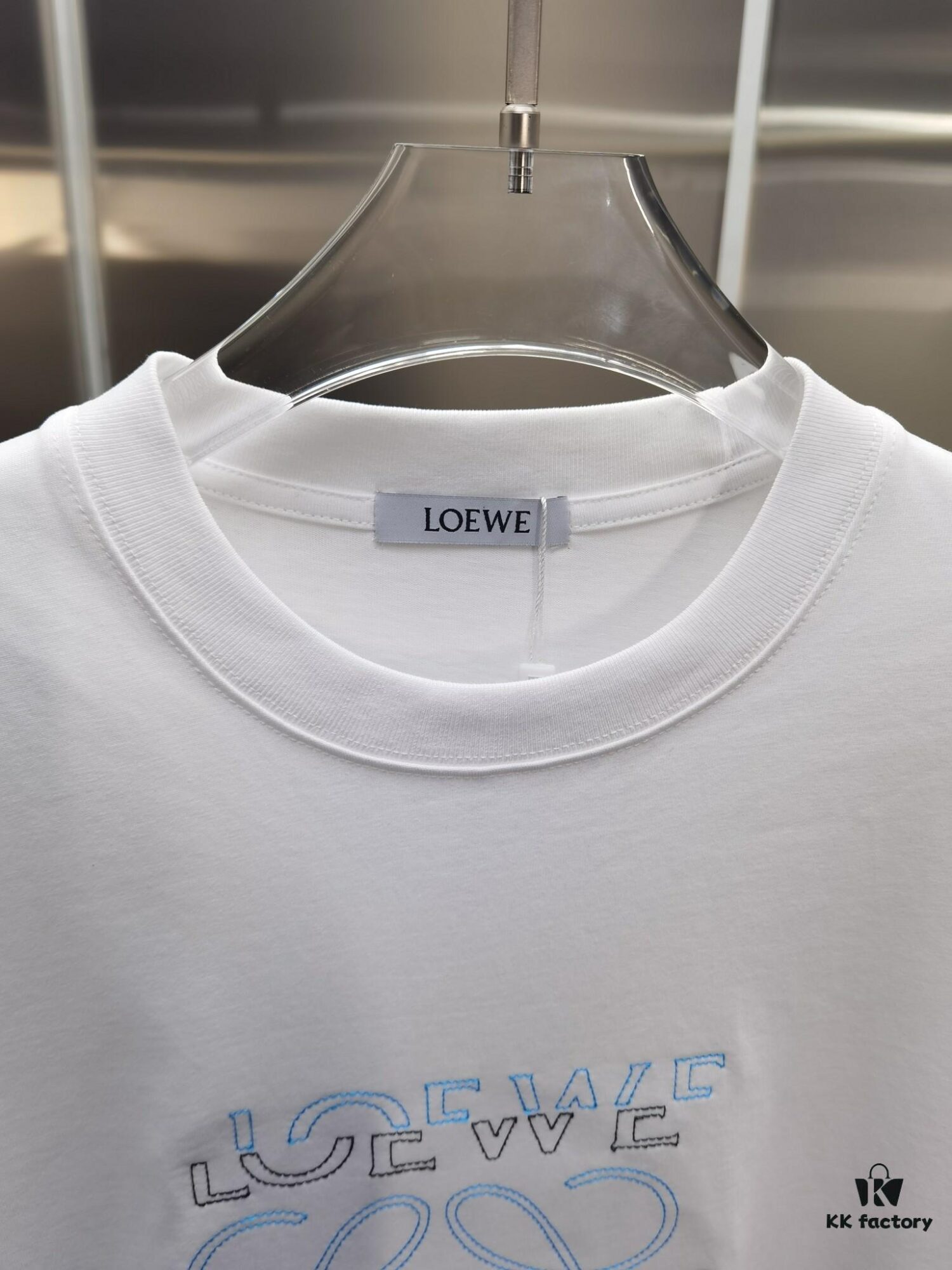 Loewe Embroidery Premium Version Short Sleeve T-Shirt (Unisex Design)