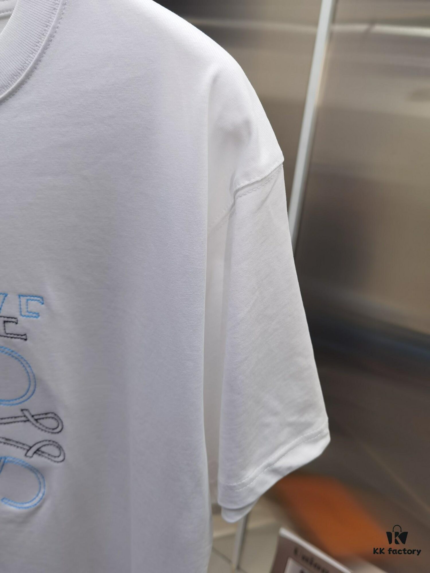 Loewe Embroidery Premium Version Short Sleeve T-Shirt (Unisex Design)