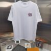 Loewe Embroidered Short Sleeve T-Shirt (Top Quality Version, Distinct from Standard Stock)