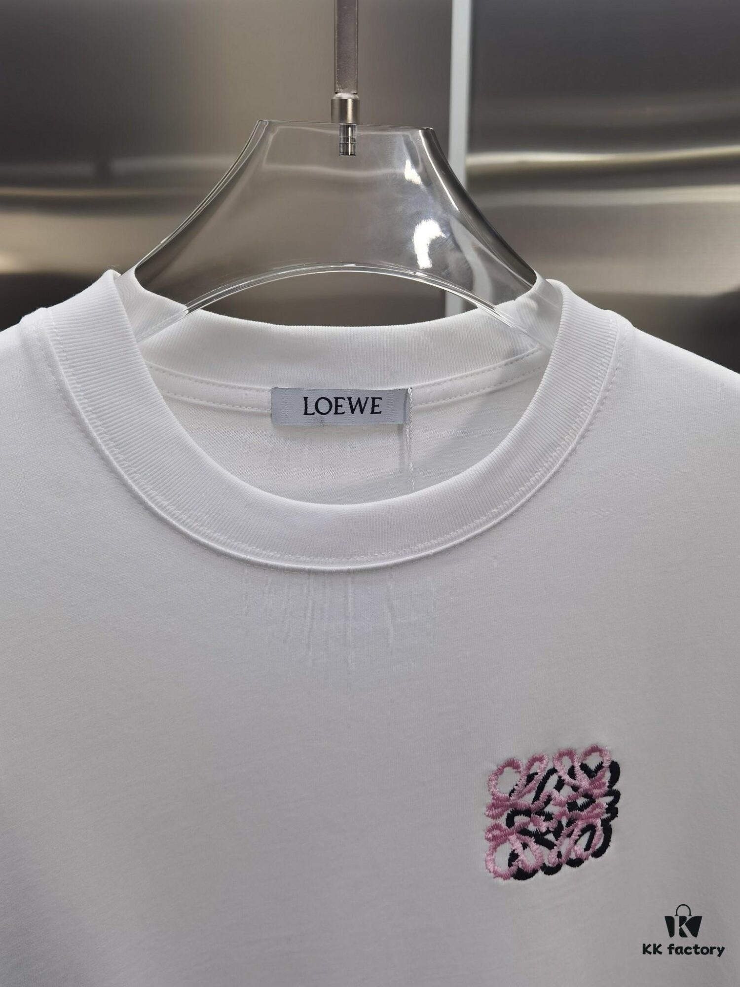 Loewe Embroidered Short Sleeve T-Shirt (Top Quality Version, Distinct from Standard Stock)
