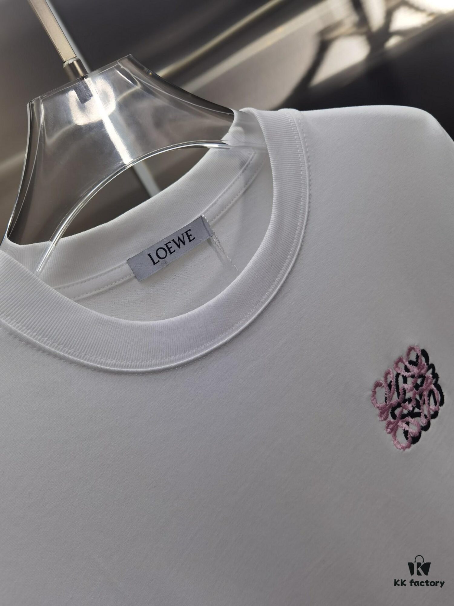 Loewe Embroidered Short Sleeve T-Shirt (Top Quality Version, Distinct from Standard Stock)