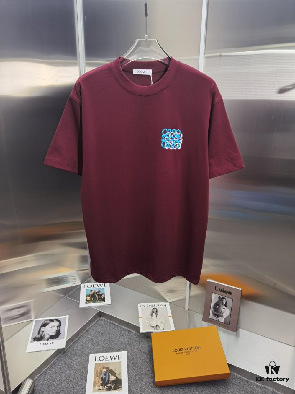 Loewe Embroidered Short Sleeve T-Shirt (Premium Quality, Distinct from Standard Version)