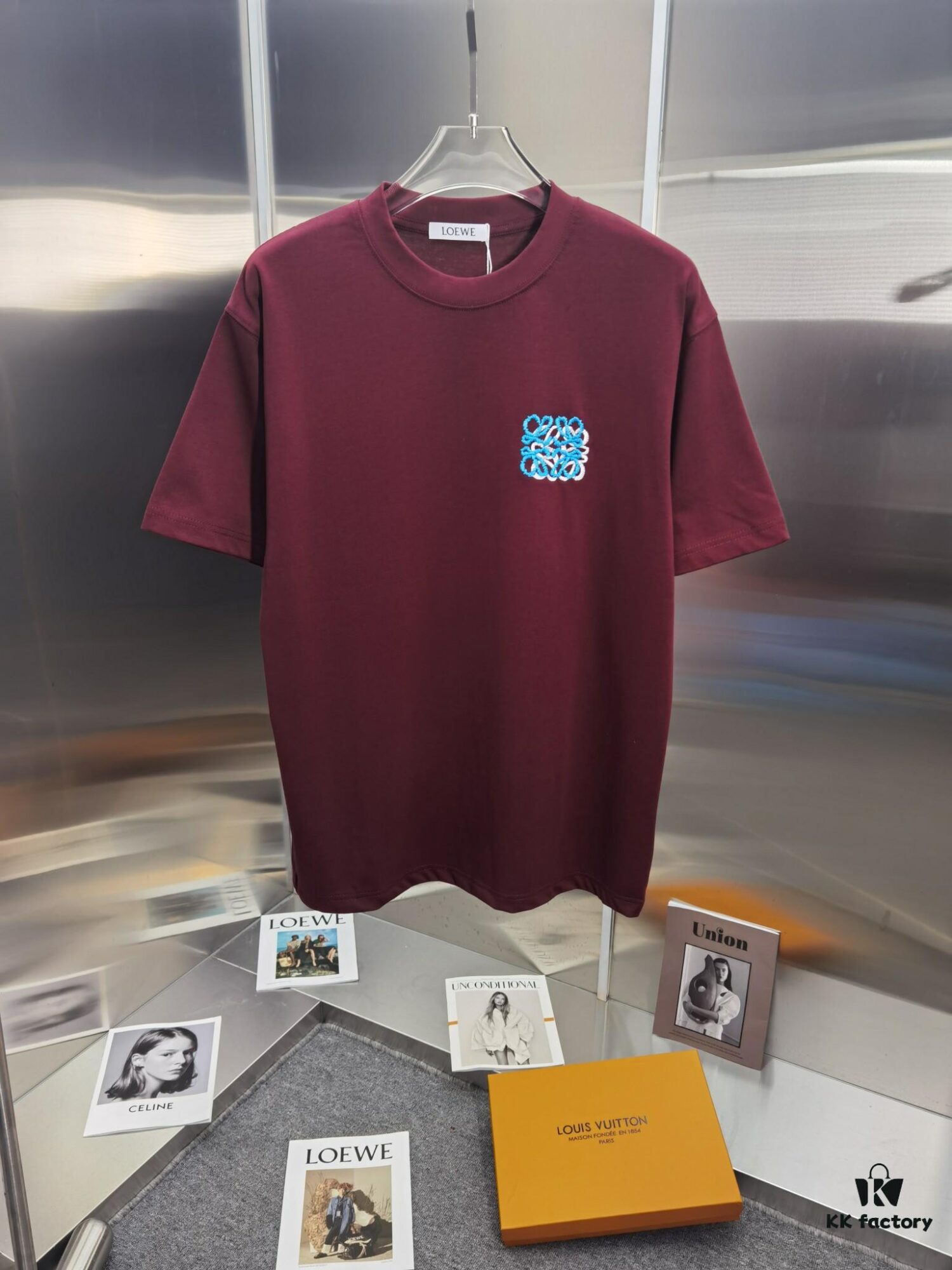 Loewe Embroidered Short Sleeve T-Shirt (Premium Quality, Distinct from Standard Version)