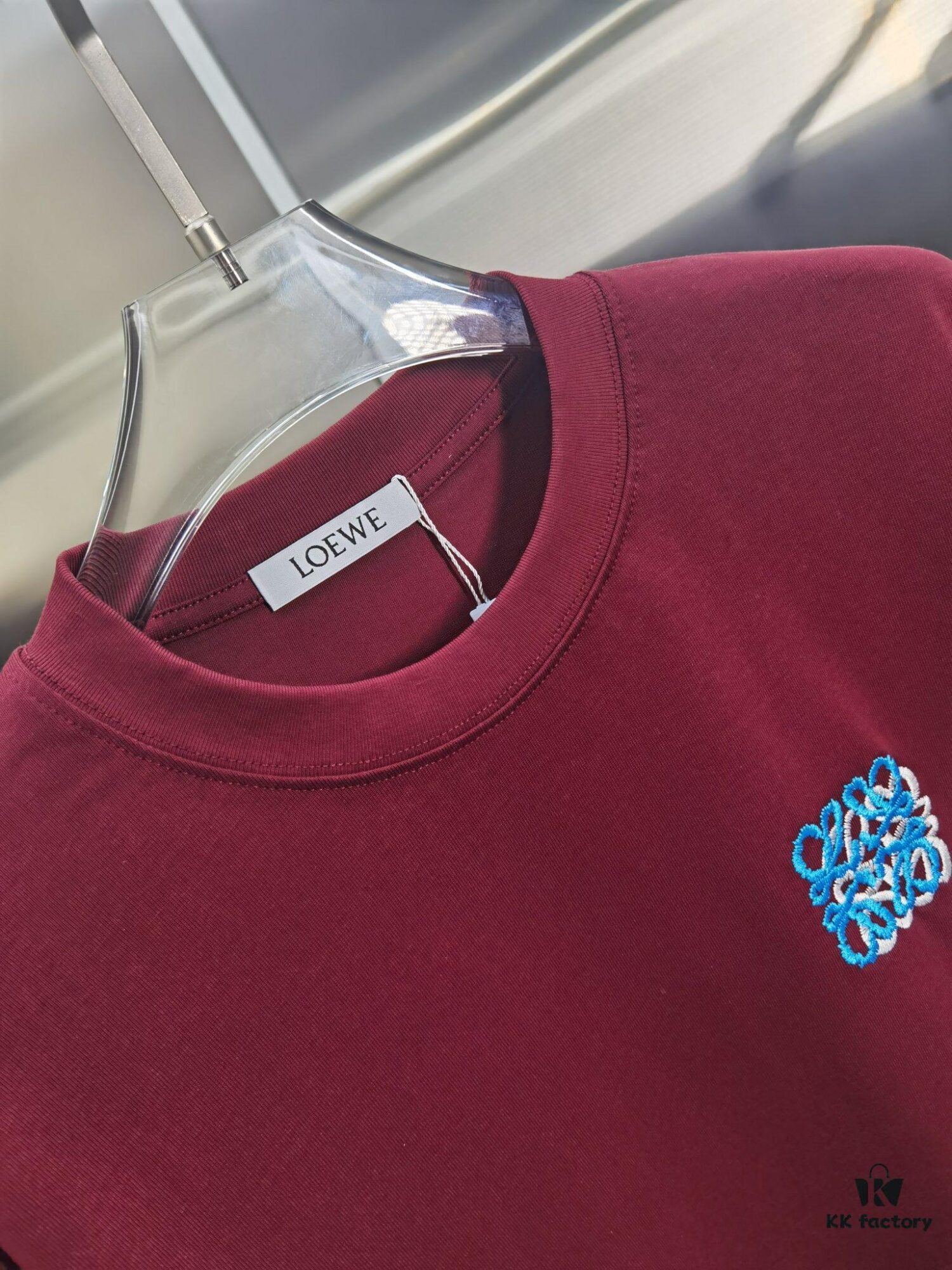 Loewe Embroidered Short Sleeve T-Shirt (Premium Quality, Distinct from Standard Version)