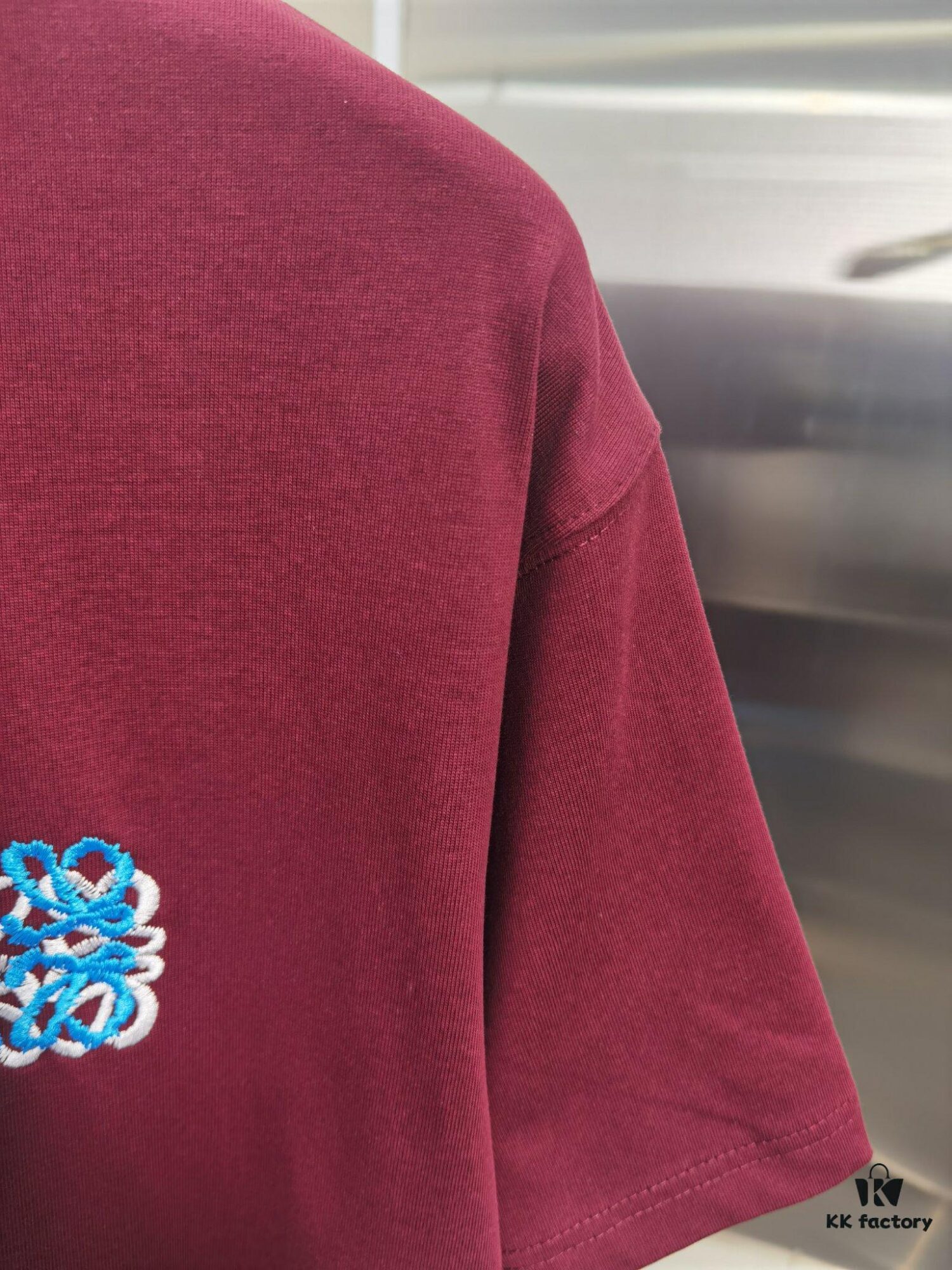 Loewe Embroidered Short Sleeve T-Shirt (Premium Quality, Distinct from Standard Version)