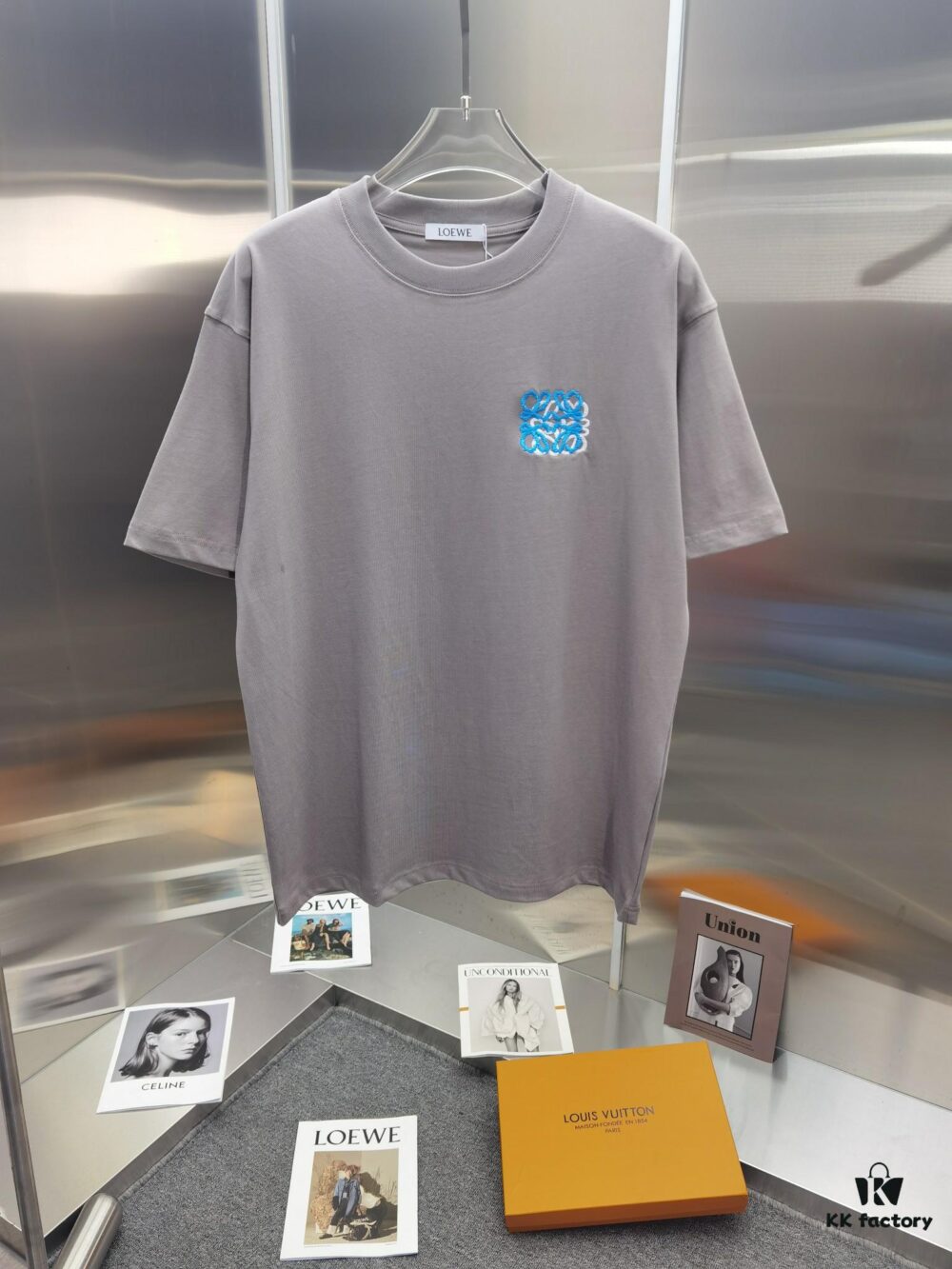 Loewe Embroidered Short Sleeve T-Shirt (Premium Quality, Distinct from Standard Version)