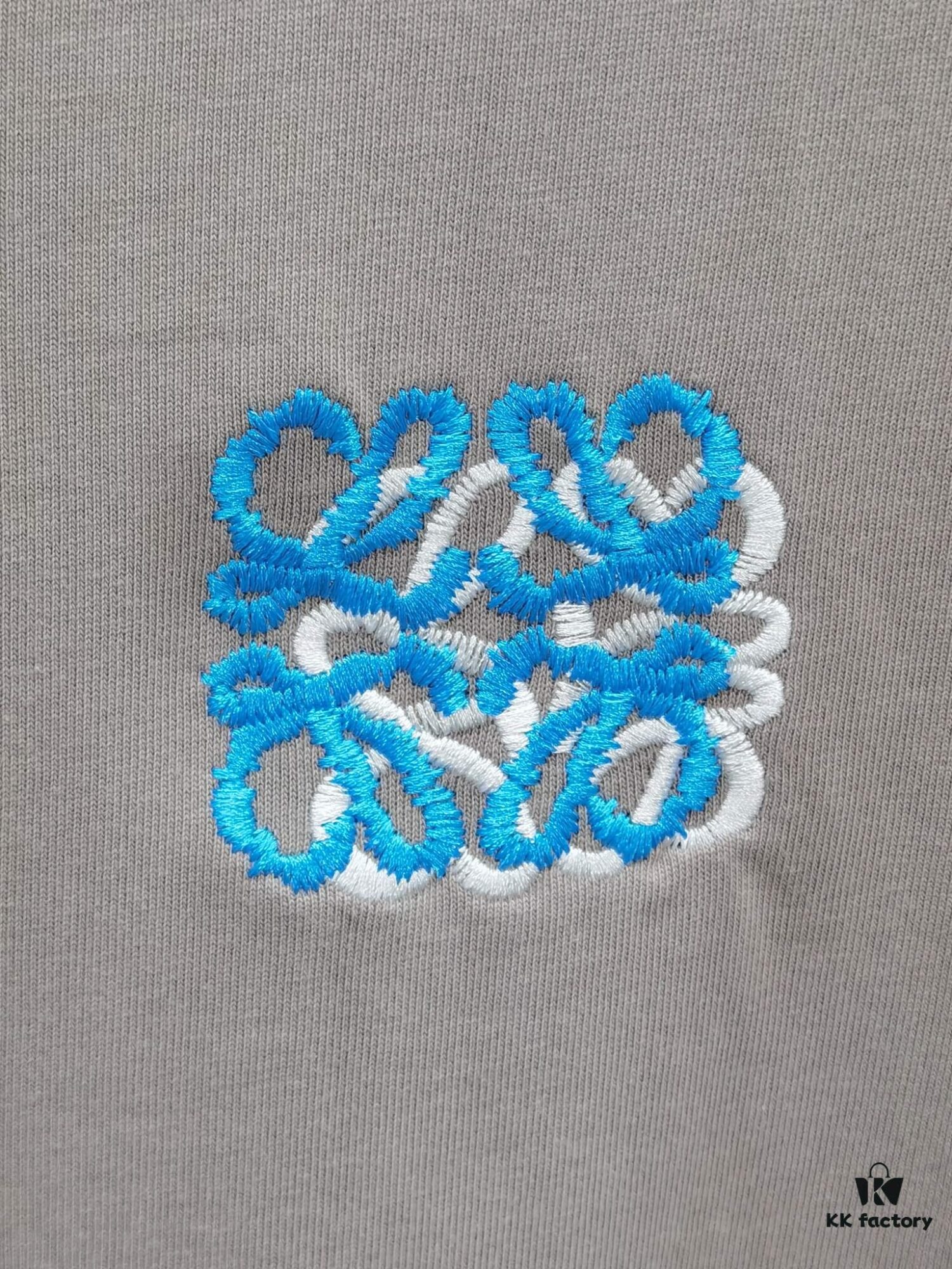 Loewe Embroidered Short Sleeve T-Shirt (Premium Quality, Distinct from Standard Version)