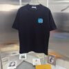 Loewe-Inspired Embroidered Short Sleeve T-Shirt (Premium Embroidery Version, Distinct from Standard Market Offerings)
