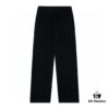LOEWE New Arrival Letter Embroidered Woven Straight Sweatpants Unisex Casual Trousers