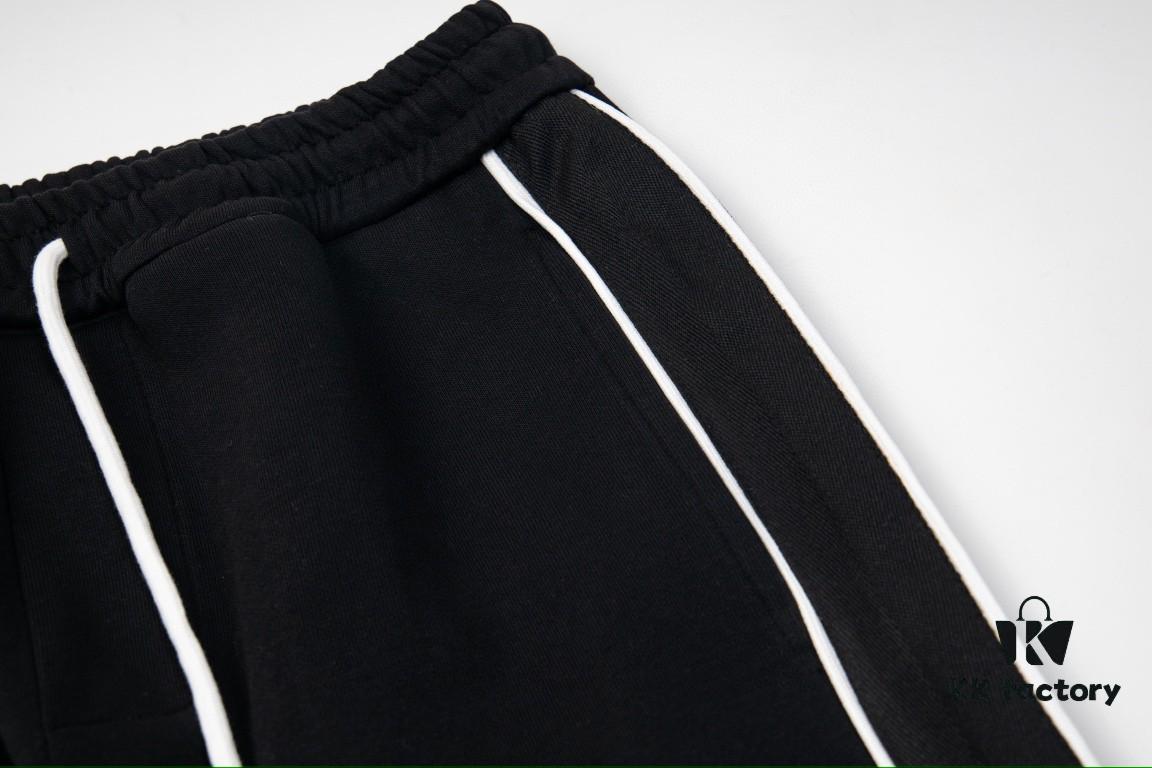 LOEWE New Arrival Letter Embroidered Woven Straight Sweatpants Unisex Casual Trousers