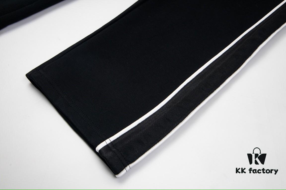 LOEWE New Arrival Letter Embroidered Woven Straight Sweatpants Unisex Casual Trousers