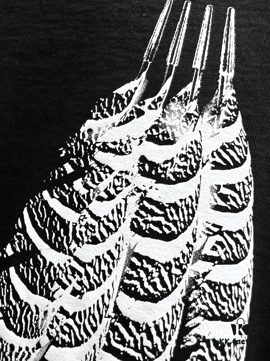 Loewe Printed Feather Short-Sleeve T-Shirt