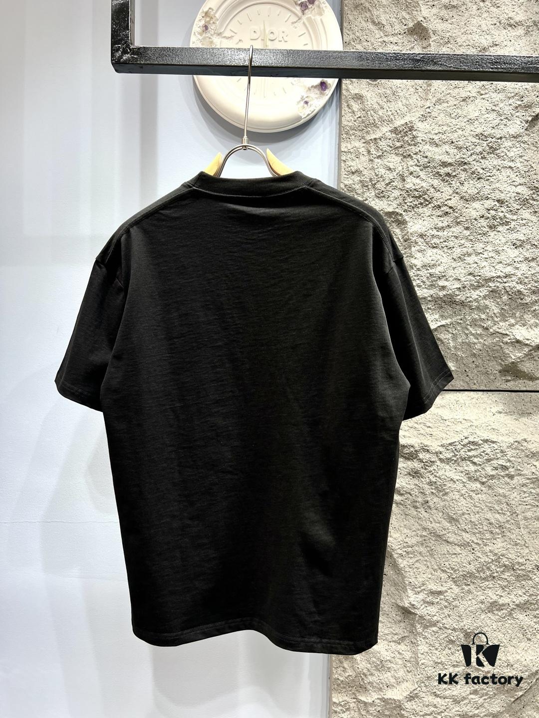 Loewe Printed Feather Short-Sleeve T-Shirt